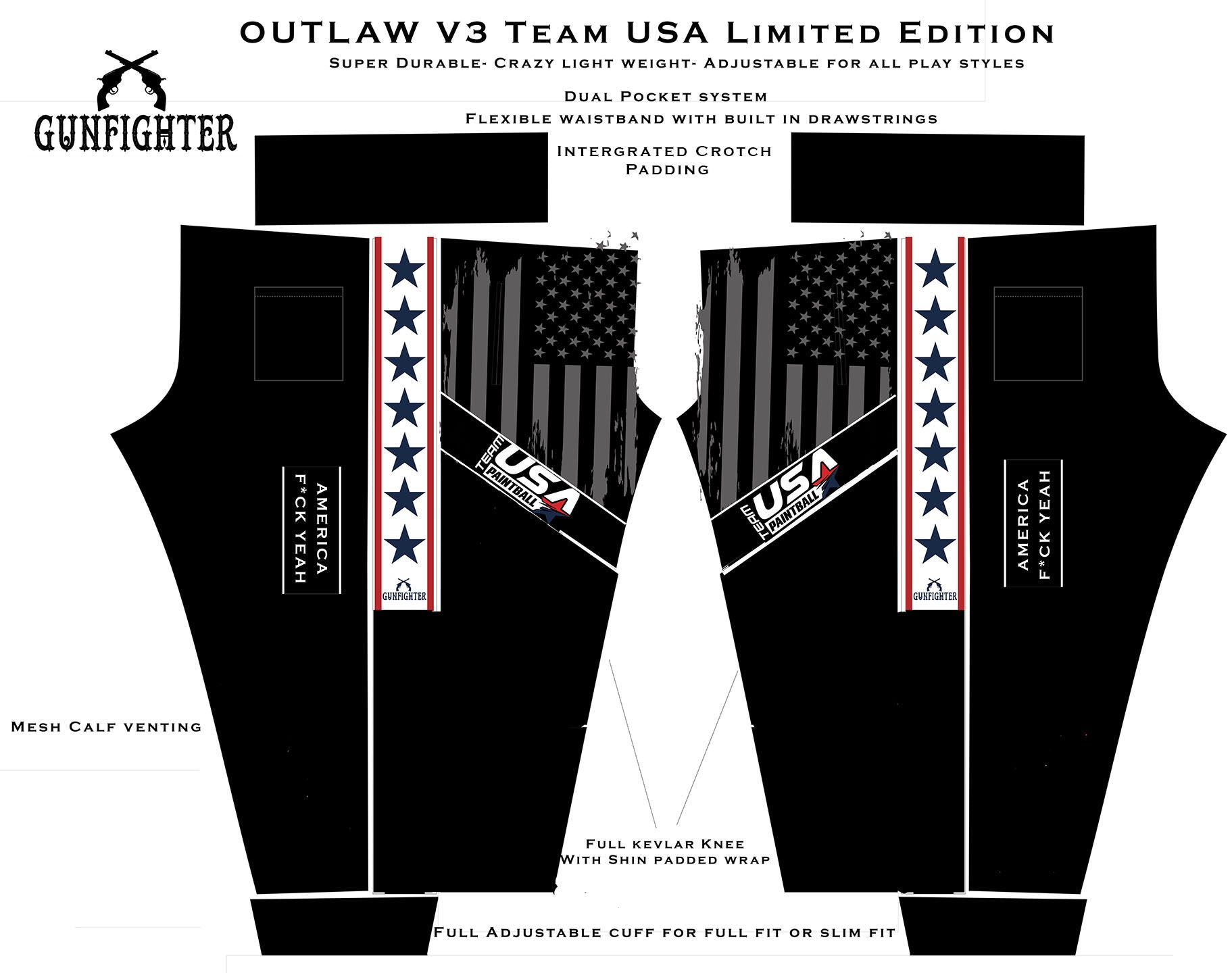 Team USA Podesta Jersey and Pant combo Limited Edition