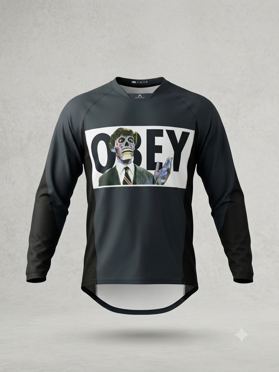 Gunfighter Sports Jersey - OBEY Black