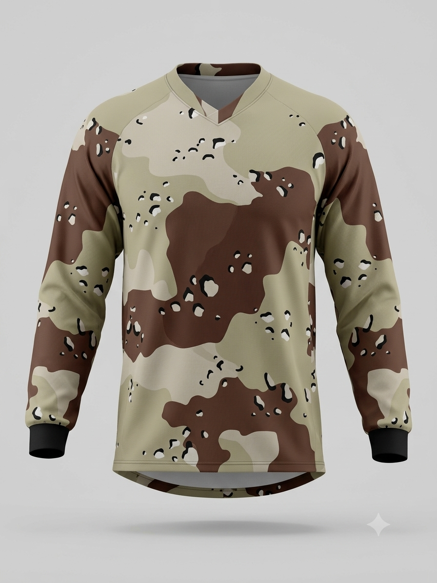 Gunfighter Sports Jersey - Desert 3 color