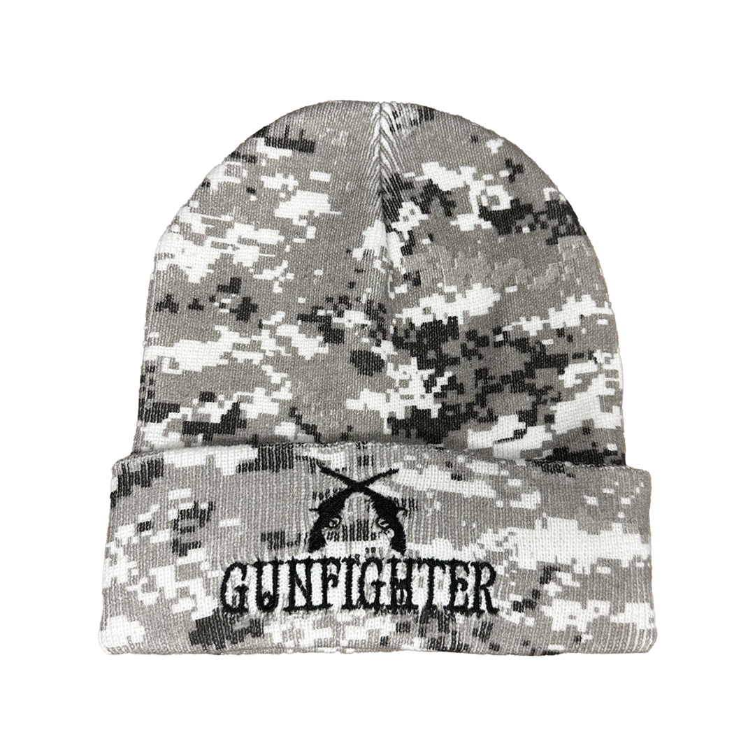 Gunfighter Sports Beanie - Snow Digital Camo