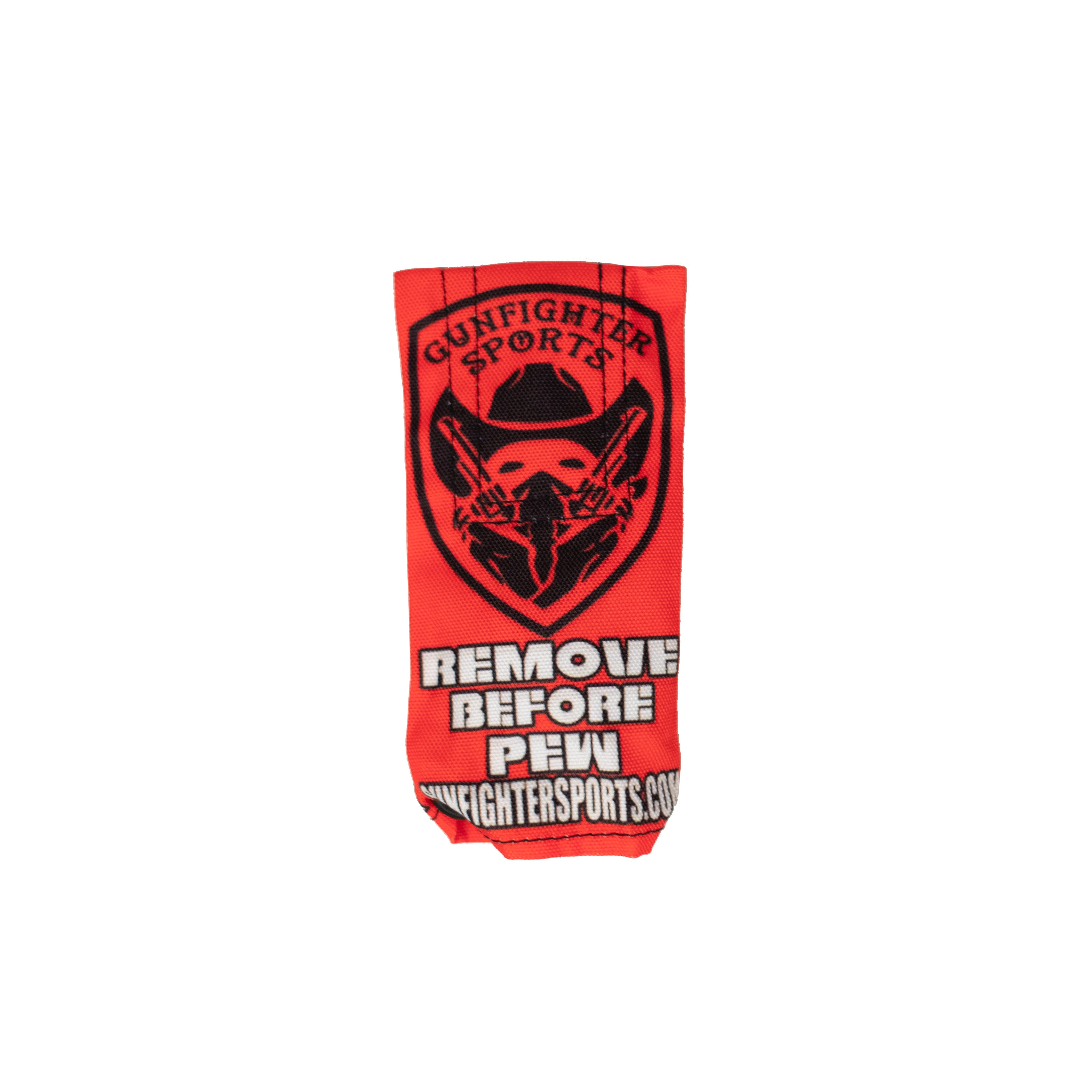 Barrel Cover "Remove Before Pew" - Red