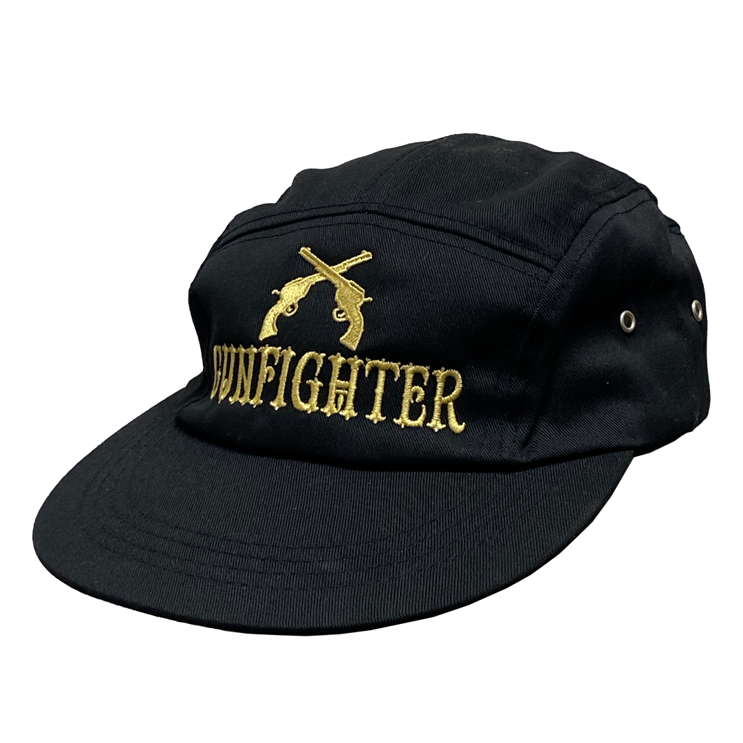 Gunfighter Sports 5 Panel Hat - Gold // Black