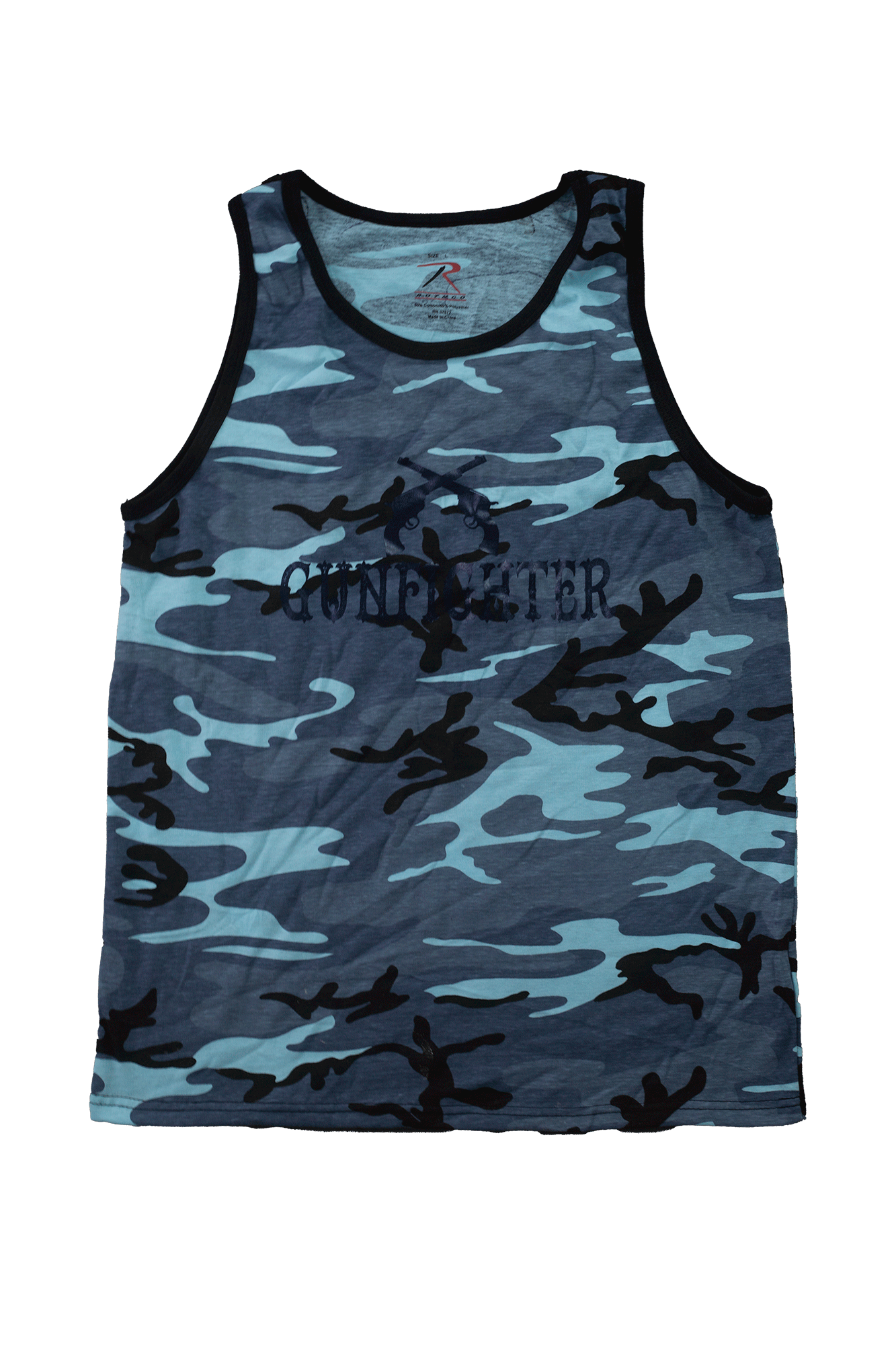 Gunfighter Sports Tank - Blue camo