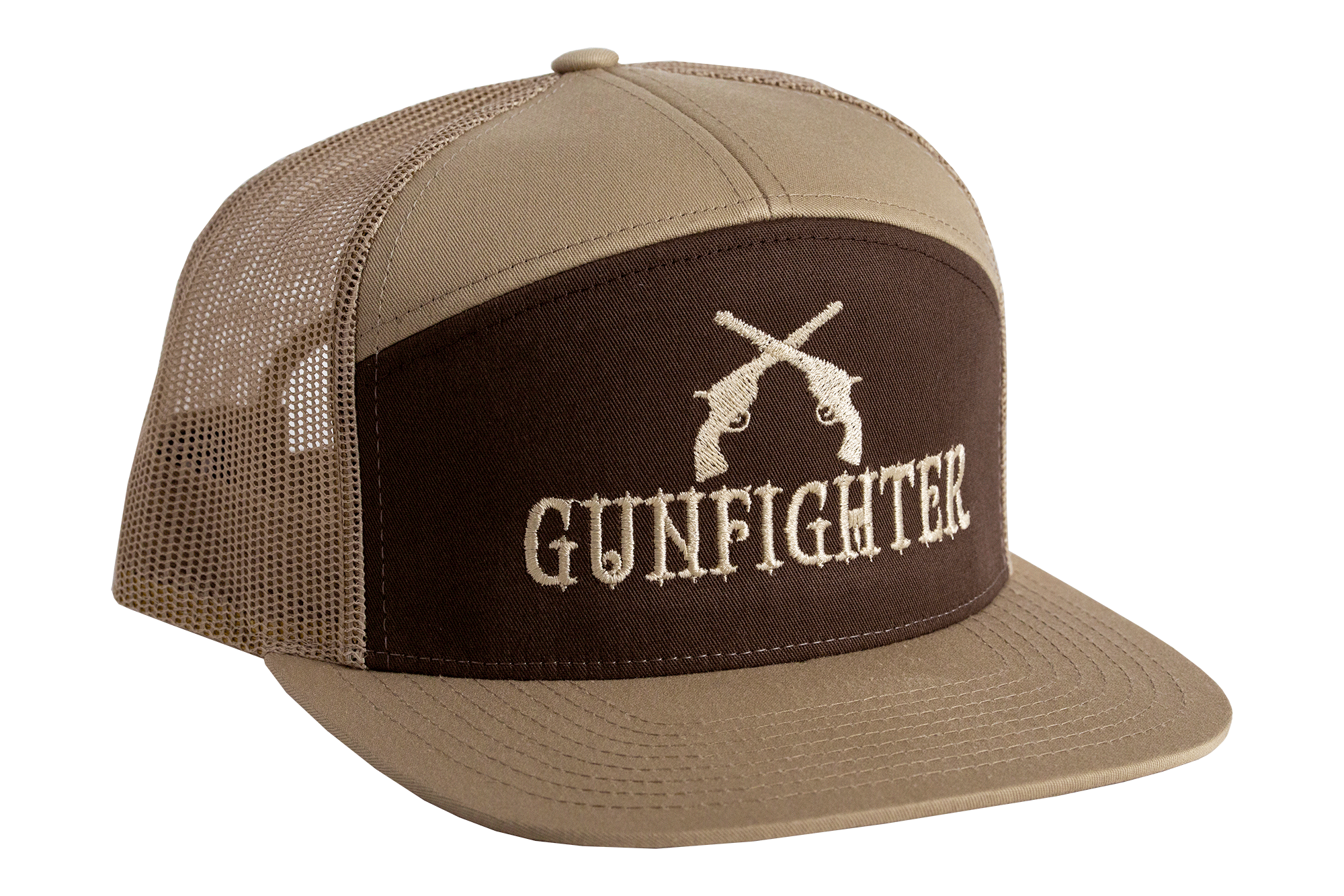 Gunfighter Sports 7 Panel Hat - Brown // Tan
